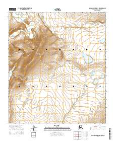 2014 Map of De Long Mountains C-2 NW, 2014 Print