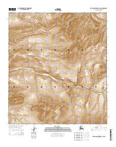 2014 Map of De Long Mountains C-4 SE, 2014 Print
