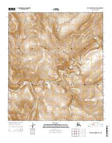 2014 Map of De Long Mountains C-5 SE, 2014 Print