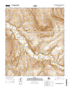 2014 Map of De Long Mountains D-4 SW, 2014 Print
