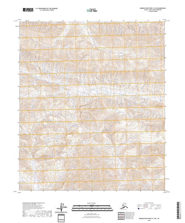 2023 Map of Demarcation Point A-3 SW, 2023 Print
