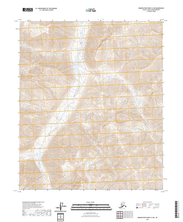 2023 Map of Demarcation Point A-5 NE, 2023 Print