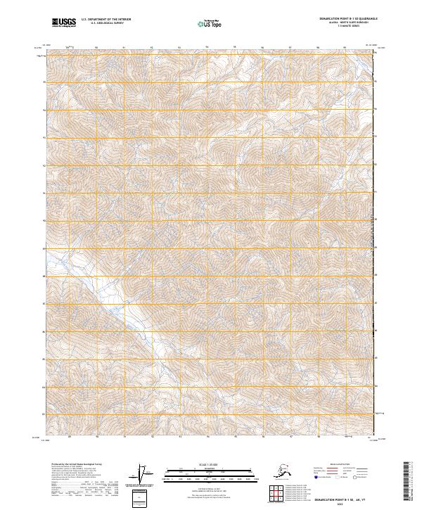 2023 Map of Demarcation Point B-1 SE, 2023 Print