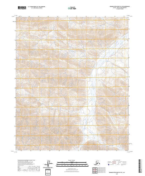 2023 Map of Demarcation Point B-2 SE, 2023 Print