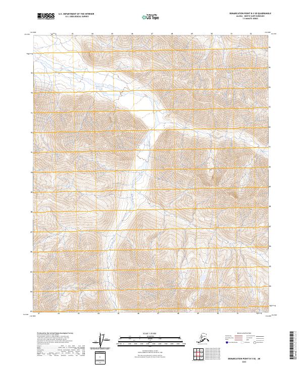 2023 Map of Demarcation Point B-3 SE, 2023 Print