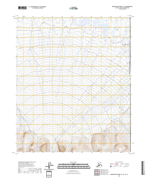 2023 Map of Demarcation Point C-1 SE, 2023 Print