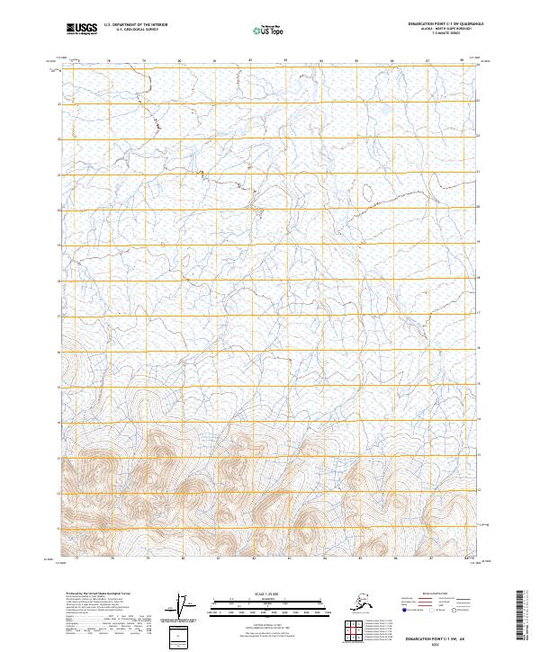 2023 Map of Demarcation Point C-1 SW, 2023 Print