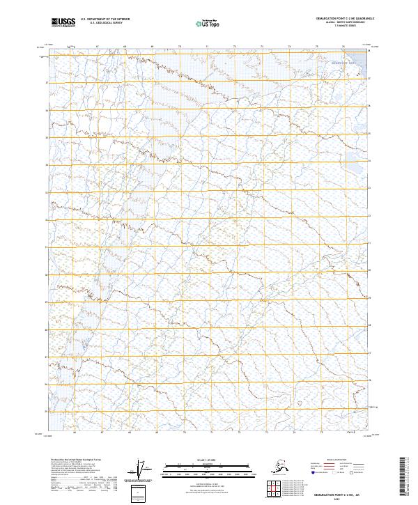2023 Map of Demarcation Point C-2 NE, 2023 Print