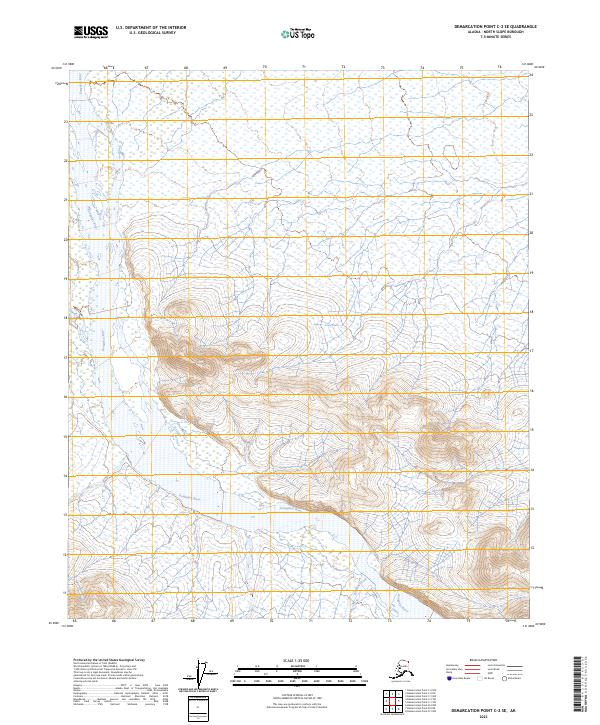 USGS Topographic Map – Demarcation Point C-2 SE