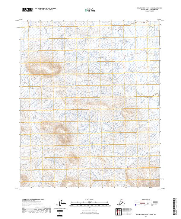 2023 Map of Demarcation Point C-2 SW, 2023 Print