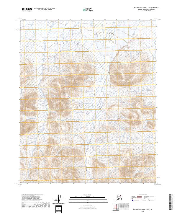 2023 Map of Demarcation Point C-3 SE, 2023 Print