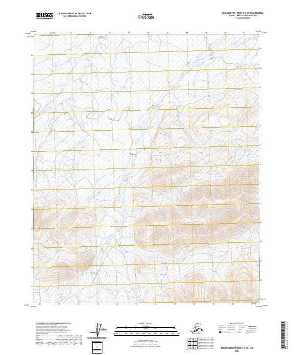 2023 Map of Demarcation Point C-3 SW, 2023 Print