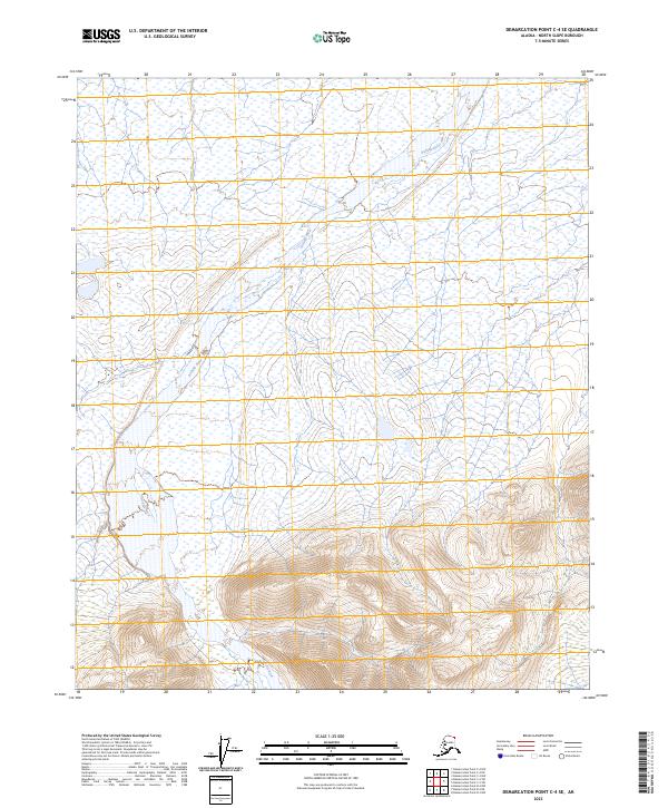 2023 Map of Demarcation Point C-4 SE, 2023 Print