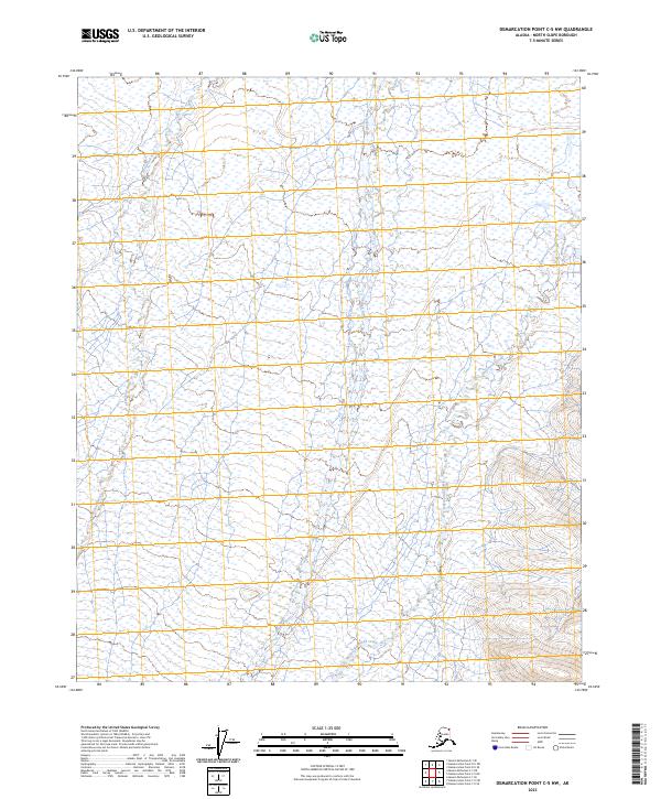 2023 Map of Demarcation Point C-5 NW, 2023 Print