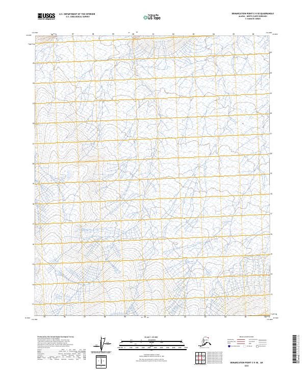 2023 Map of Demarcation Point C-5 SE, 2023 Print