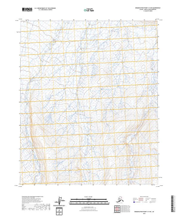 2023 Map of Demarcation Point C-5 SW, 2023 Print