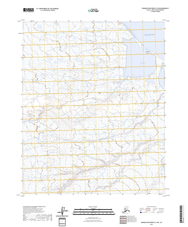 USGS Topographic Map – Demarcation Point D-3 NW
