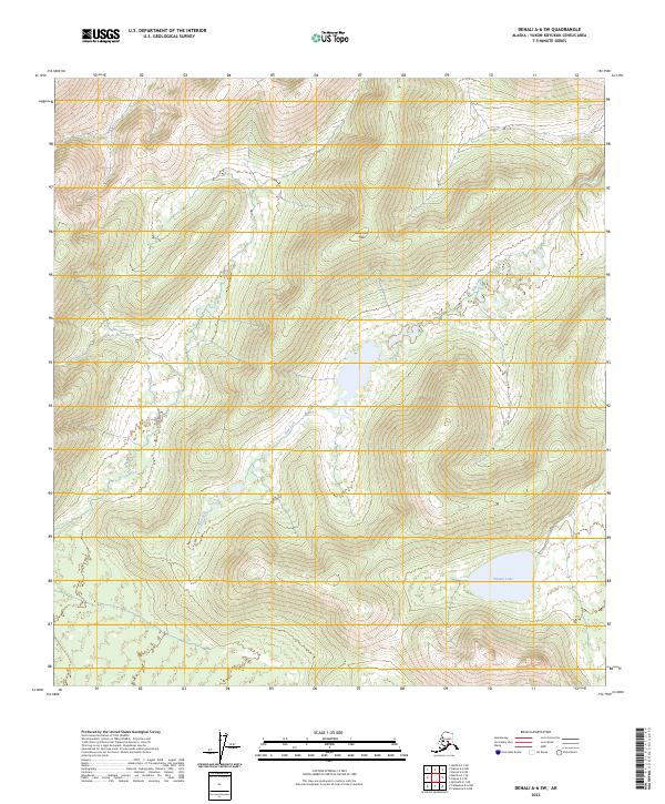 USGS Topographic Map – Denali A-6 SW
