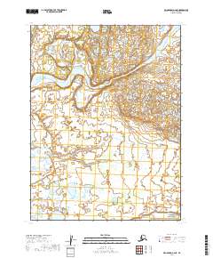 2019 Map of Dillingham A-2 NE, 2019 Print