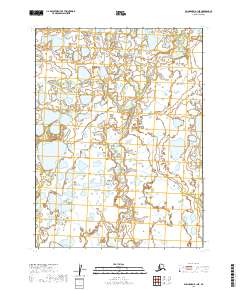 2019 Map of Dillingham B-1 NE, 2019 Print