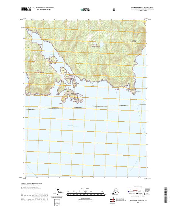 USGS Topographic Map – Dixon Entrance C-1 NE