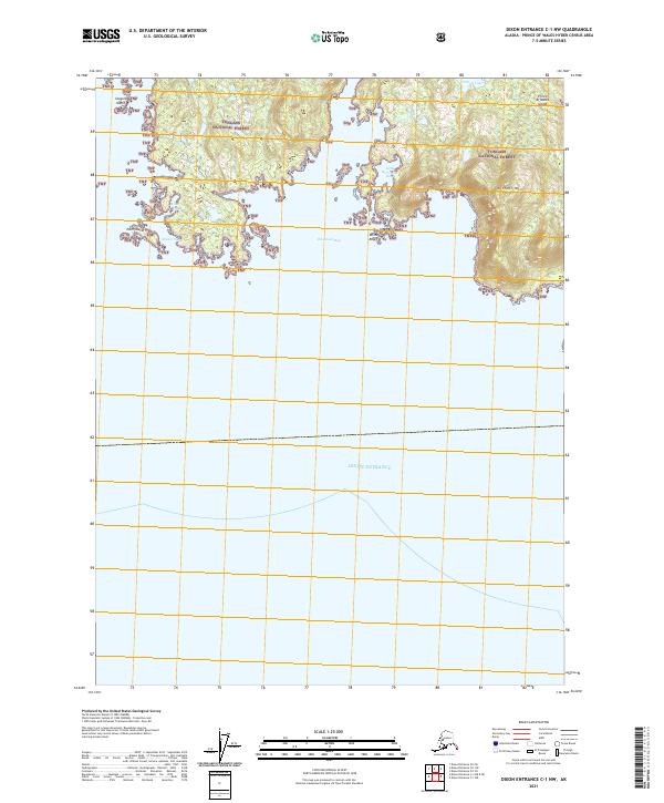 USGS Topographic Map – Dixon Entrance C-1 NW