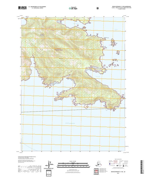 USGS Topographic Map – Dixon Entrance C-3 NE