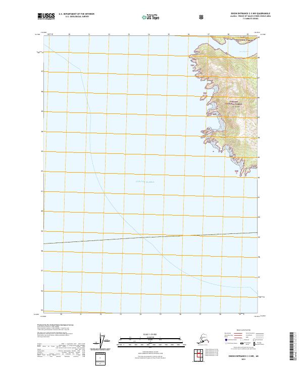 USGS Topographic Map – Dixon Entrance C-3 NW