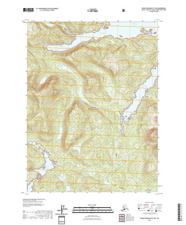 USGS Topographic Map – Dixon Entrance D-1 NW