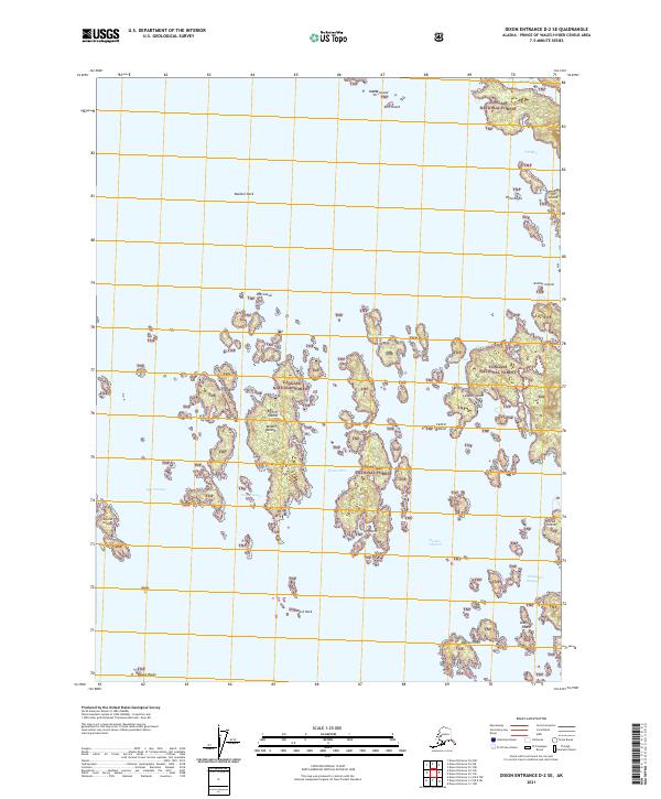 USGS Topographic Map – Dixon Entrance D-2 SE