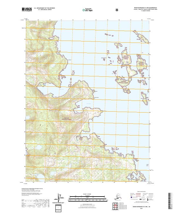 USGS Topographic Map – Dixon Entrance D-3 NW