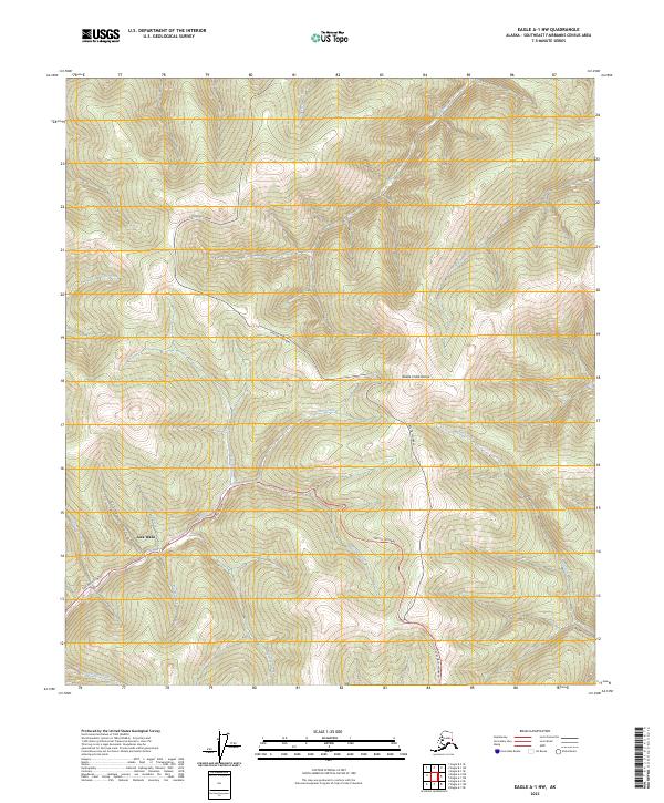 USGS Topographic Map – Eagle A-1 NW