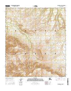 2016 Map of Fairbanks A-3 SW, 2016 Print
