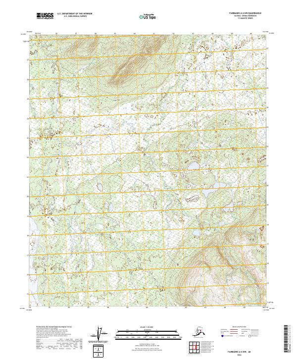 USGS Topographic Map – Fairbanks A-6 NW