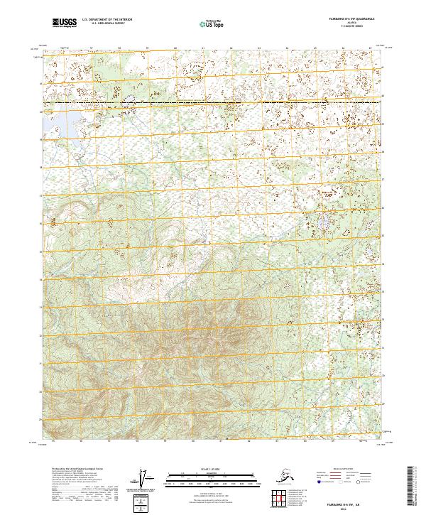 USGS Topographic Map – Fairbanks B-6 SW
