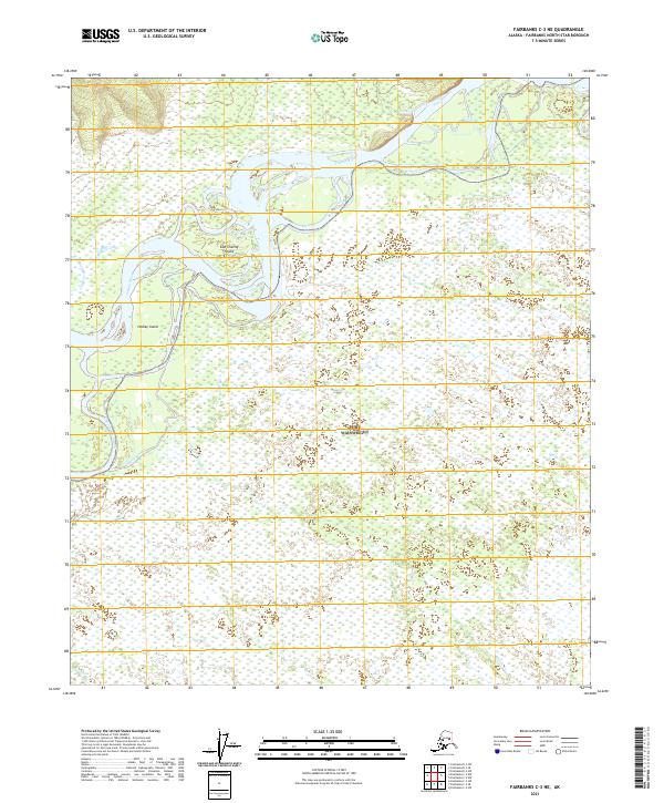 USGS Topographic Map – Fairbanks C-3 NE
