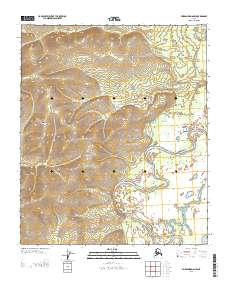 2013 Map of Fairbanks D-6 NW, 2013 Print