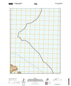 2020 Map of False Pass D-4 SE, 2020 Print