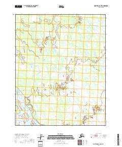 2018 Map of Fort Yukon A-1 NW, 2018 Print
