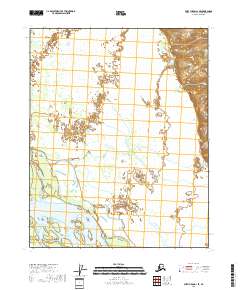 2018 Map of Fort Yukon A-1 SE, 2018 Print