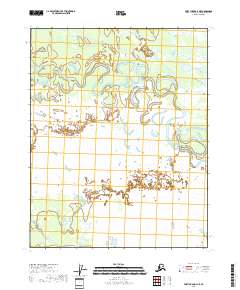 2018 Map of Fort Yukon A-3 NE, 2018 Print