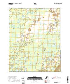 2018 Map of Fort Yukon B-1 NE, 2018 Print