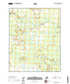 2018 Map of Fort Yukon B-1 NW, 2018 Print