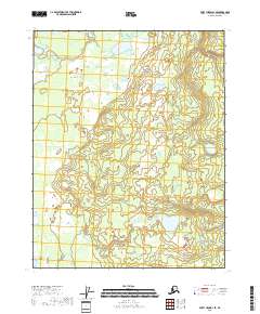 2018 Map of Fort Yukon B-1 SE, 2018 Print