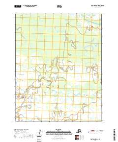 2018 Map of Fort Yukon B-2 NE, 2018 Print