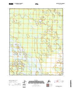2018 Map of Fort Yukon B-2 NW, 2018 Print