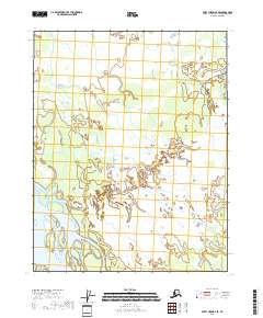 2018 Map of Fort Yukon B-2 SE, 2018 Print