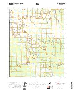 2018 Map of Fort Yukon B-3 SE, 2018 Print