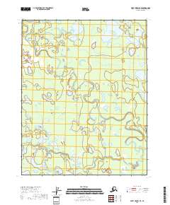 USGS Topographic Map – Fort Yukon B-4 SE