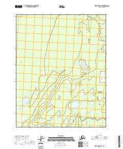 2018 Map of Fort Yukon C-1 SE, 2018 Print